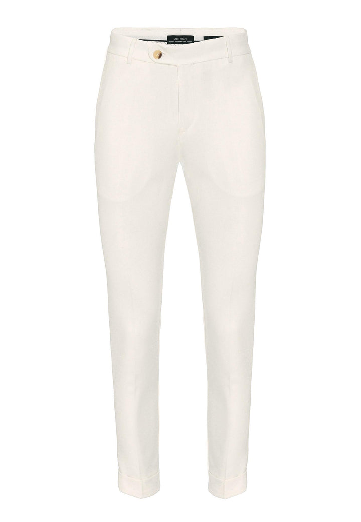 Pantalón de hombre Crudo Regular Fit con puños - Wessi