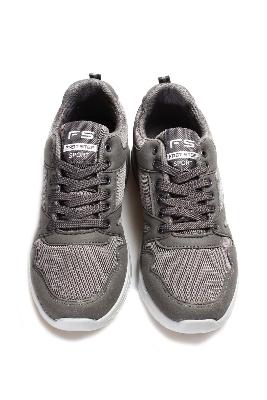 Zapatillas de running de malla gris para hombre - Wessi