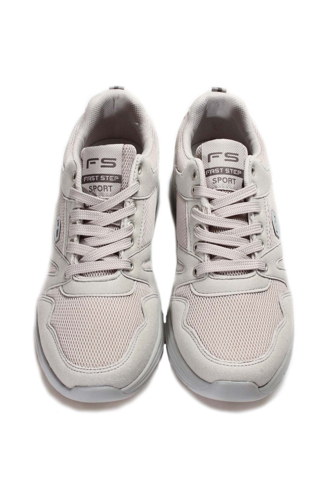 Zapatillas Deportivas Gris Claro para Hombre con Malla Transpirable - Wessi