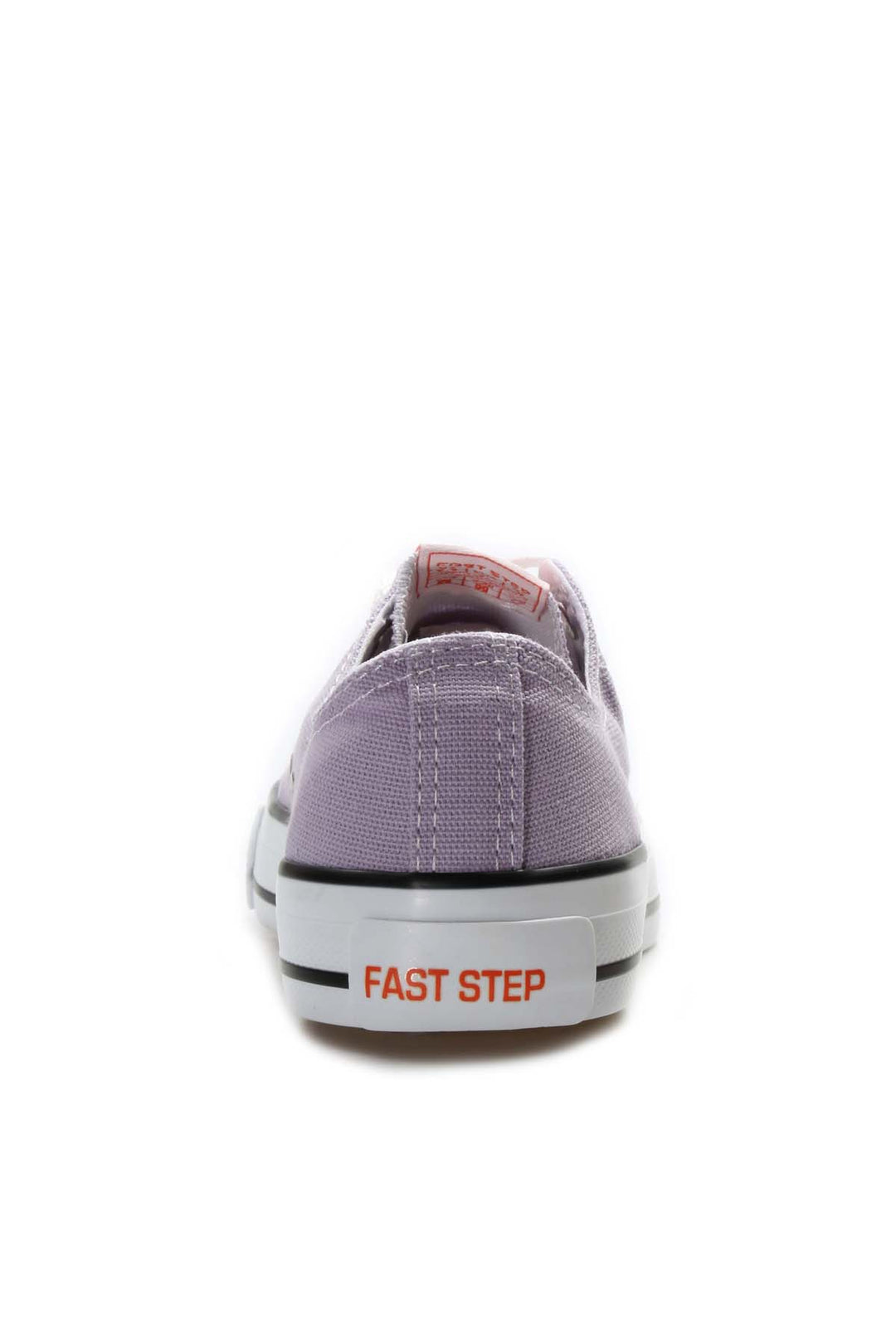 Men's Light Purple Canvas Low-Top Sneakers with White Laces - Wessi