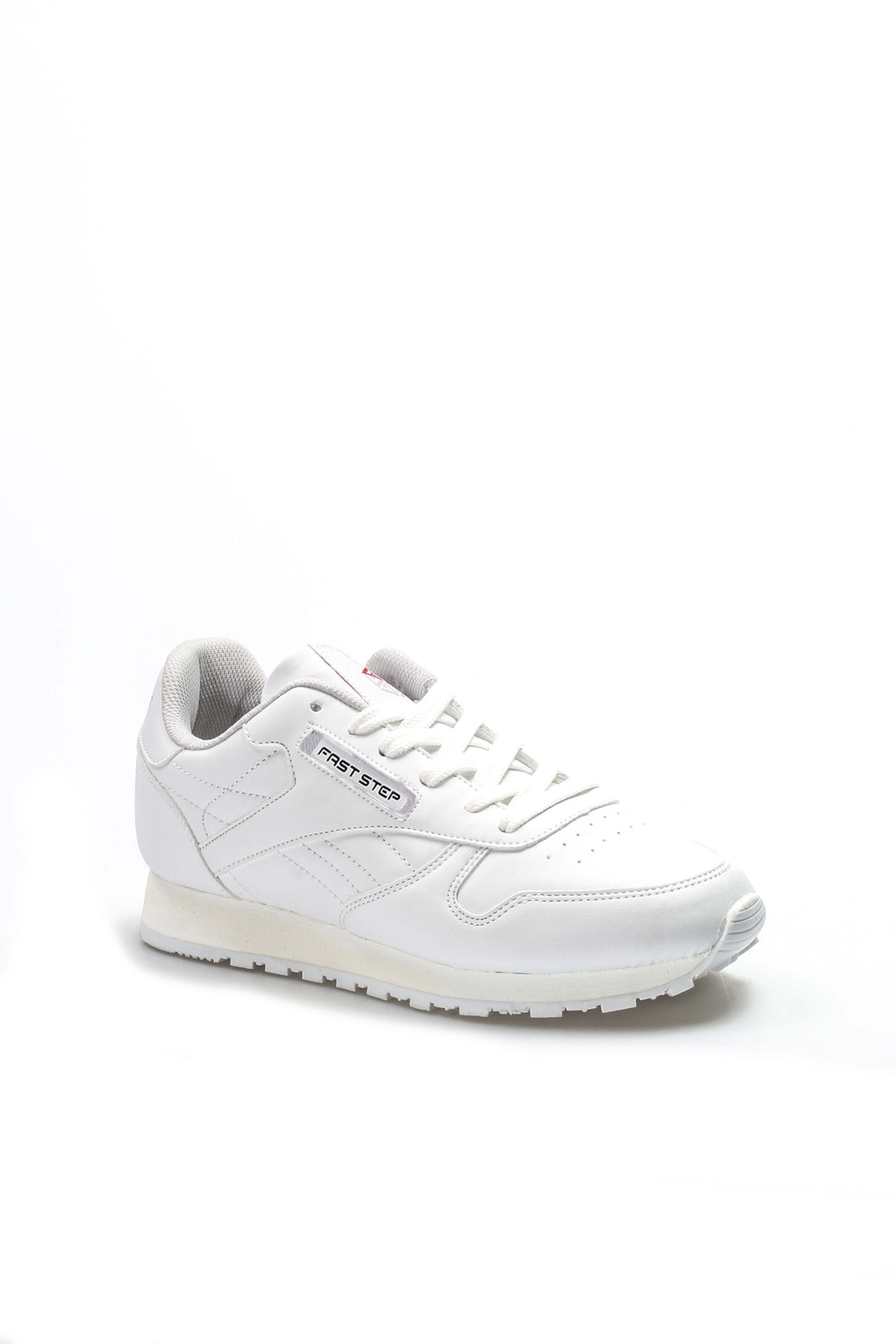 White Leather Retro Sneakers Wessi