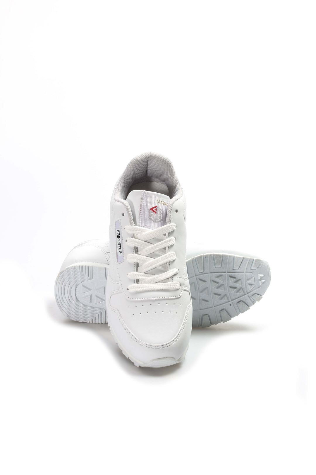 Zapatillas retro de piel blanca Wessi