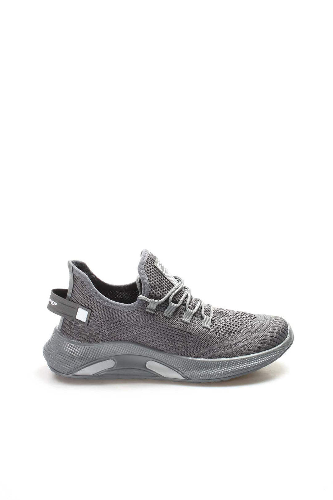 Men's Gray Knit Sneakers with Lightweight Sole - Wessi