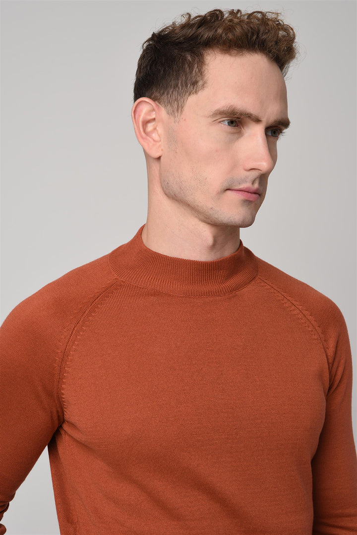 Men's Tile Half Turtleneck  Knitwear - Wessi