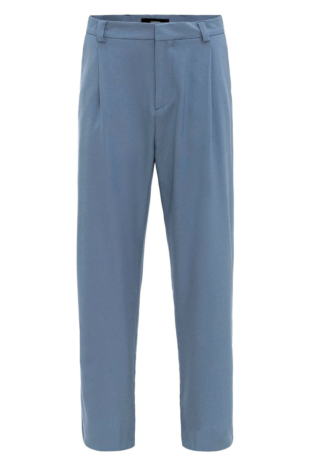 Pantalón Baggy Azul Bebé De Talle Alto Para Hombre - Wessi