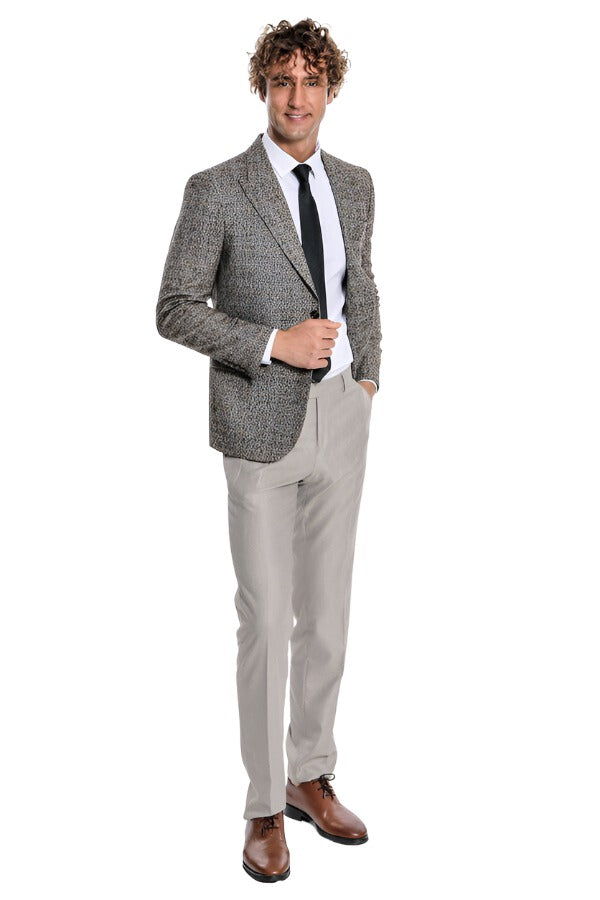 Buy Men Navy Check Ultra Slim Fit Formal Blazer Online - 698700 | Van Heusen