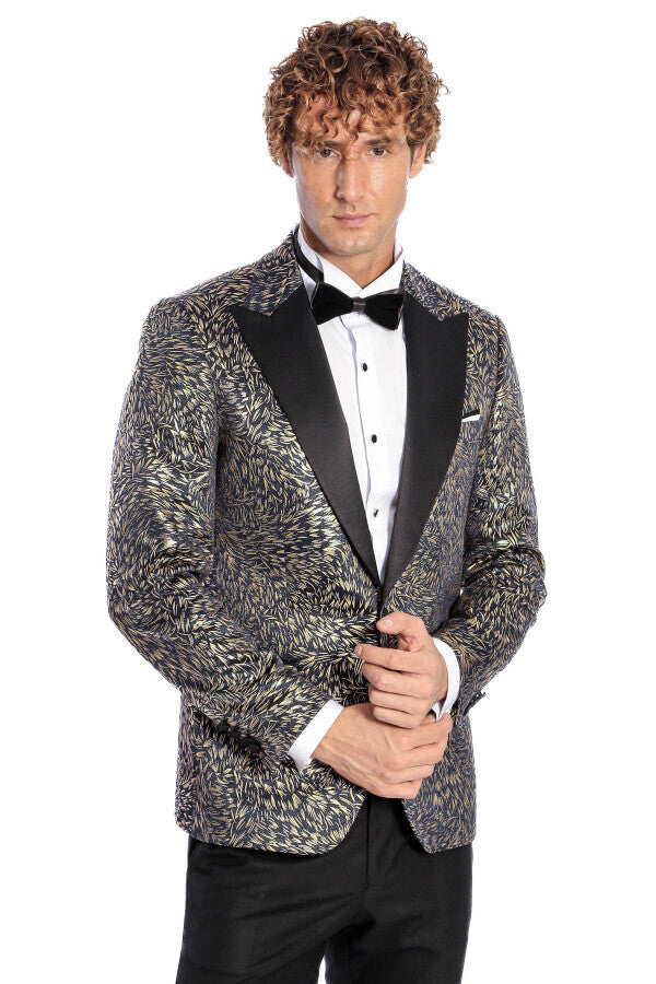 Suits Men Shiny Sequin Blazers Tuxedo Party Dinner Prom One Button Suit  Jacket Silver - Walmart.com