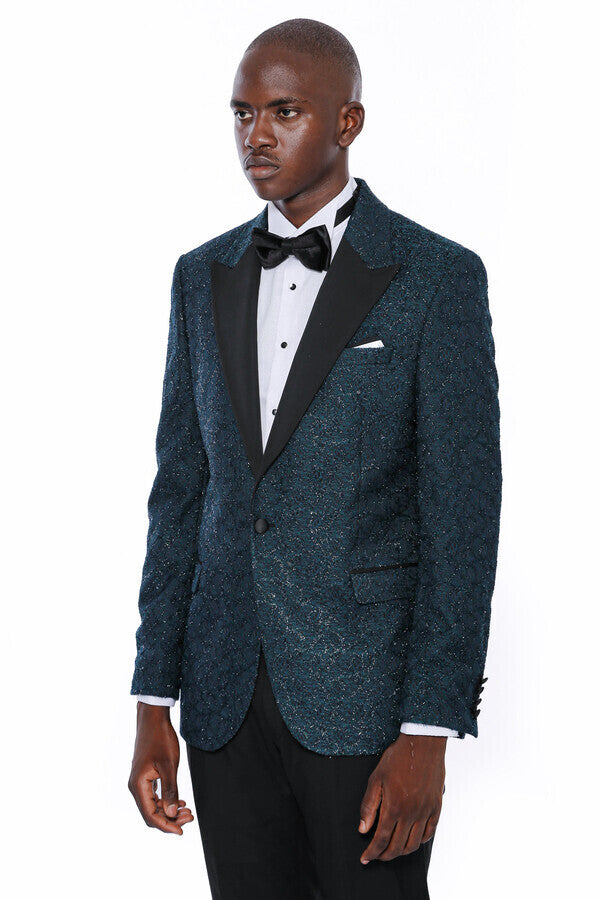 Glitter on sale blazer men