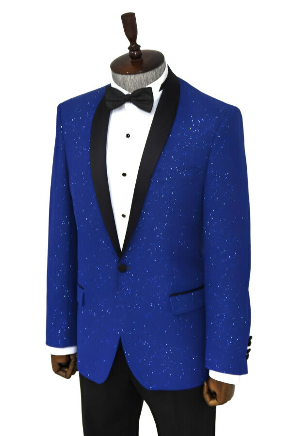 Velvet blue hot sale prom suit