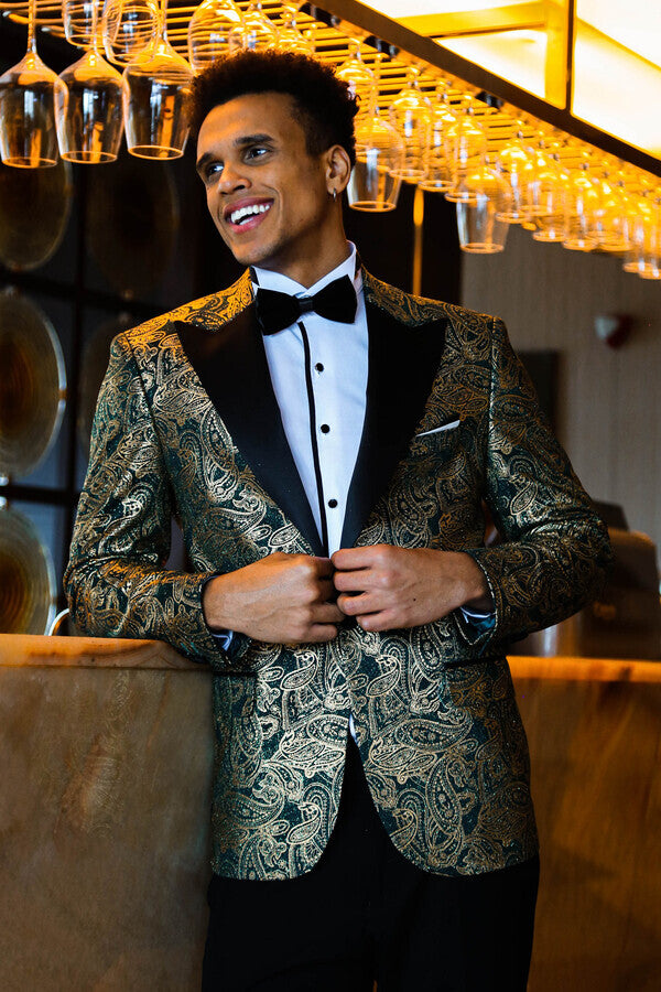 Black and gold prom sale jacket