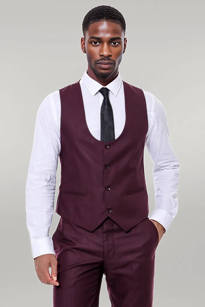 Men's suit different hot sale colour waistcoat