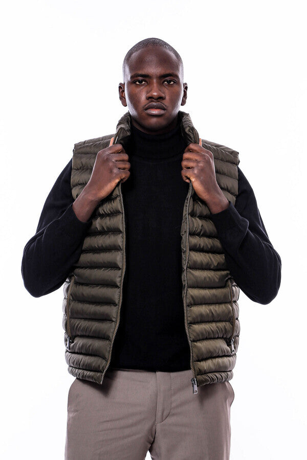 Khaki mens clearance vest