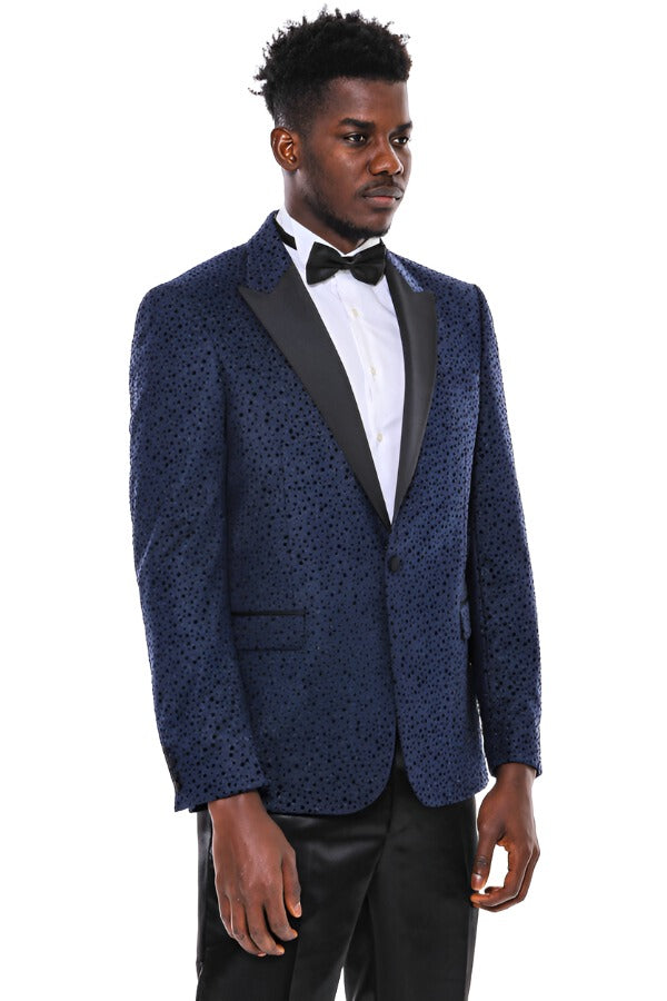 Blue 2025 shiny blazer