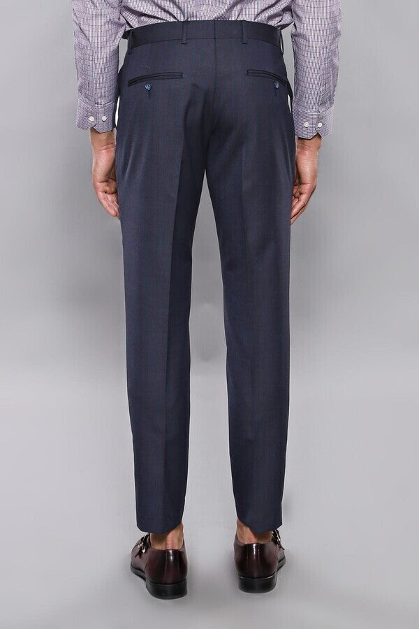 Navy blue clearance trousers