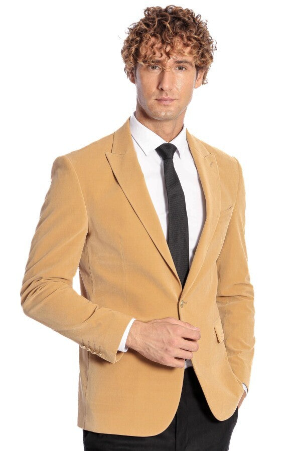 Apricot blazer shop